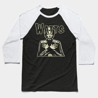 "Alan Watts Retro Punk Style | Vintage Philosophy Tee for Rebels Baseball T-Shirt